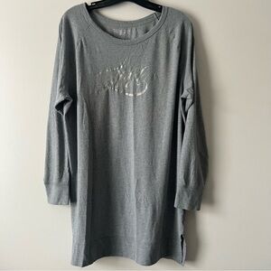 Victoria’s Secret gray cotton lightweight sleep shirt L